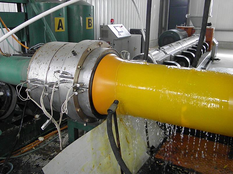 линия для теплоизоляционной защиты ППУ методом 