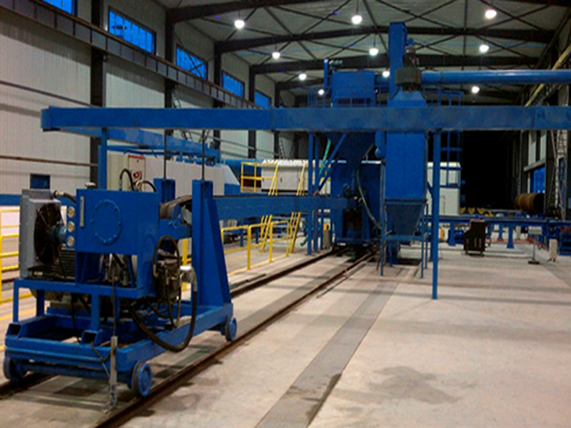 Дробеструйное оборудование для обработки внутренной стенки трубопроводов